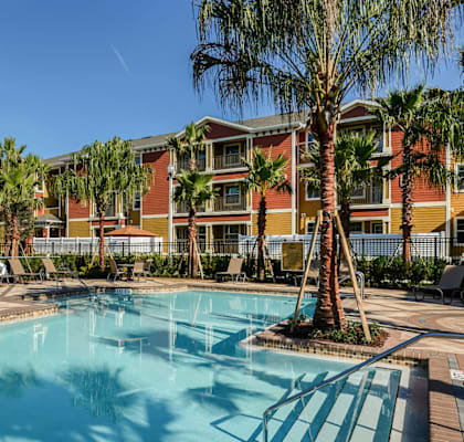 Resort-Style Pool at Santos Isle Senior Apartments in Tarpon Springs FL
