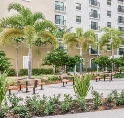 Courtyard at Brownsville Village Apartments in Miami FL