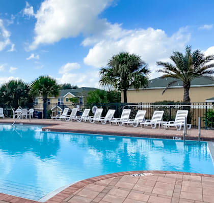 Swimming Pool at Spring Haven Affordable Apartments in Spring Hill FL