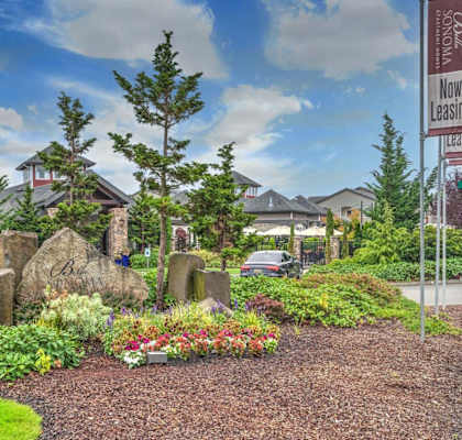 Monument Sign at BELLA SONOMA, Fife Washington