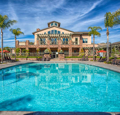 Sparkling Pool at The Reserve at 4S Ranch, California