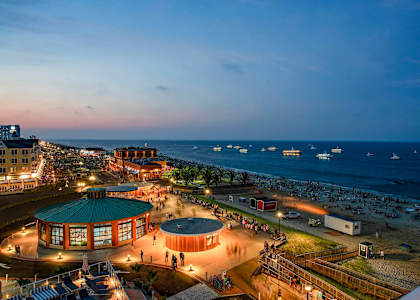 Fireworks at Pier Village Apartments, Long Branch