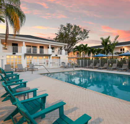 Resort-Style Pool at The Landings Affordable Apartments in Homestead FL