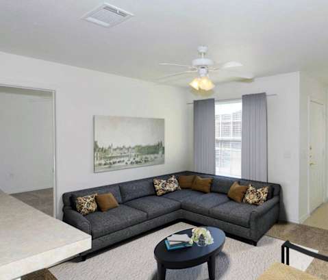 Dominium_Cathy's Pointe_Virtually Staged Apartment Home Living Room_Main