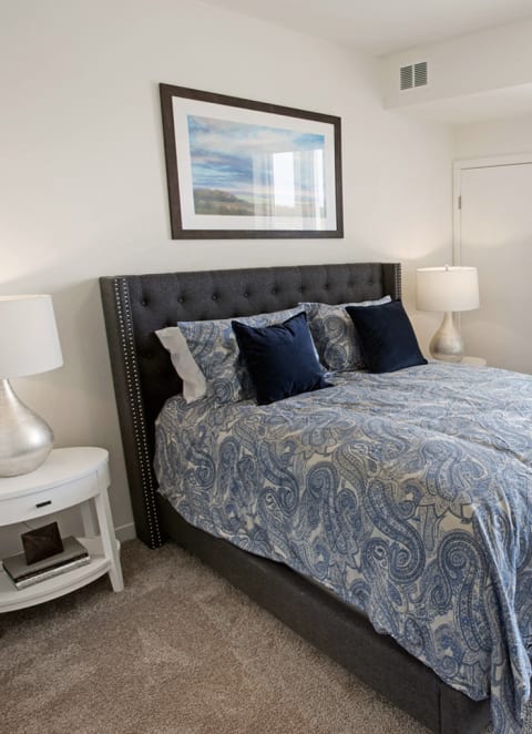 Bedroom With Large Window at The Legends at Berry 62+ Apartments, Minnesota 55114