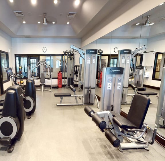 State of the art fitness center at Regency Place, Oakbrook Terrace, IL, 60181