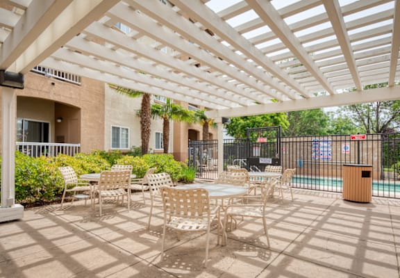 BBQ Area at Hayward Village Senior Apartments in Hayward CA