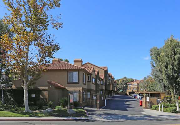 Grande Vista Apartments front enterance gate.