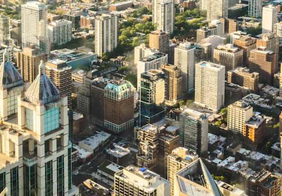 Downtown Chicago  at 14 West Elm Apartments, Chicago, 60610