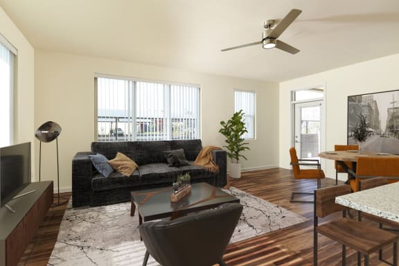 Living Room at The Safford, Arizona