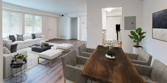 Modern Living Room at Autumn Woods, Bladensburg, 20710