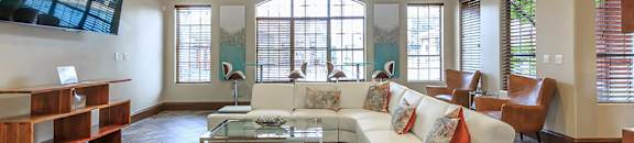 Community Clubhouse With Tv at Montecito Pointe Apartments, Las Vegas, NV