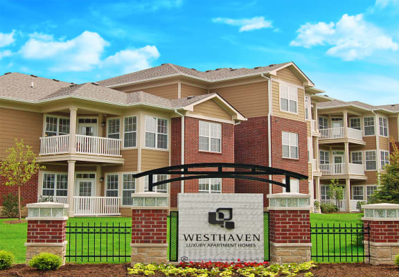Apartment Building Exterior at Westhaven Luxury Apartments
