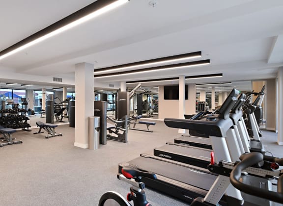 Fitness Center at The Huntington Luxury Apartments in Duarte CA