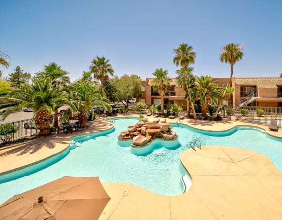 Pool at Playa Vista Apartments, Pacifica SD Management, Las Vegas, NV