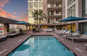 Downtown San Diego Apartments with a Heated Pool at F11 East Village