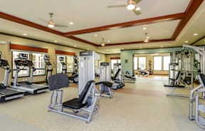 A Fitness Center at The Sedona Luxury Apartments in Westchase Tampa FL