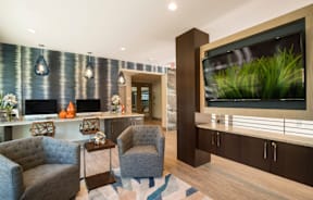 Business Center at Parc at White Rock Luxury Apartments in Dallas TX