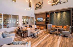 Club Room at Parc at White Rock Luxury Apartments in Dallas TX