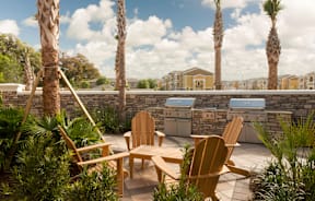 Summer Kitchen with BBQ Grills at Bennett Creek Apts in Jacksonville FL