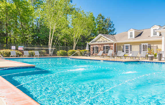 our apartments have a large resort style swimming pool