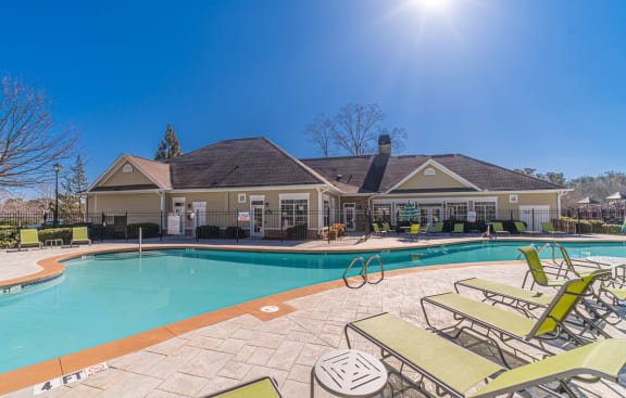 Pool View at Alexander at Stonecrest Apartments, Georgia