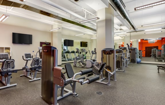 Fitness Center at Arcade Apartments, Missouri, 63101