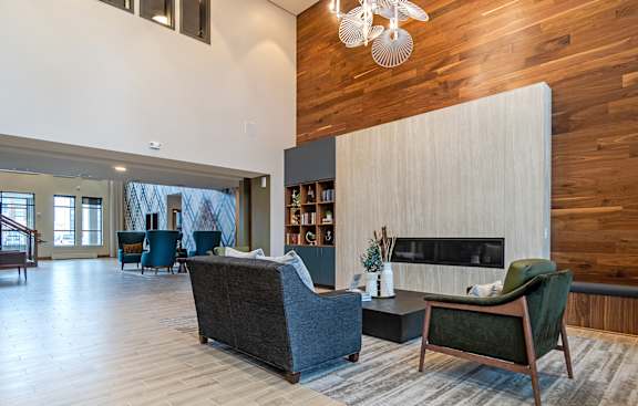 The Addie apartments are located in a large, clean, and well-maintained complex.