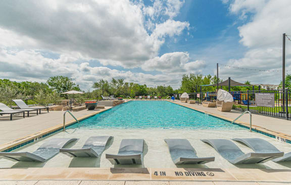 Pool With Sundecks at Crossroad Commons, Texas, 78653