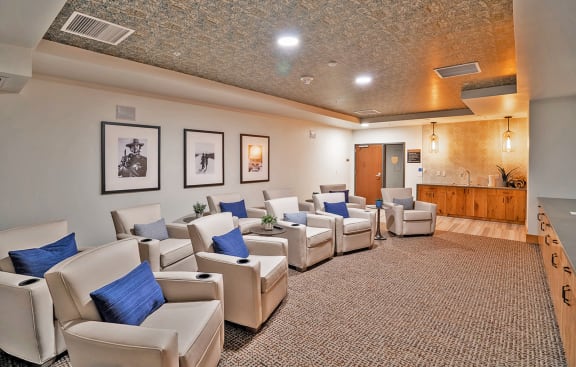a rendering of the lobby at Heritage at Church Ranch 55+ Apartments, Westminster , 80021
