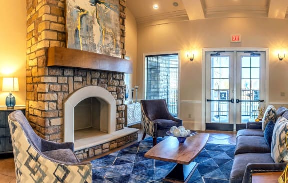 a rendering of the lobby at Highland Hills, Dallas, TX, 75241