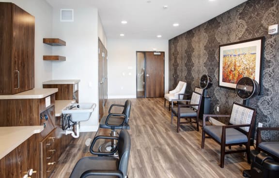 Beauty Salon at The Legends of Blaine 55+, Blaine Minnesota