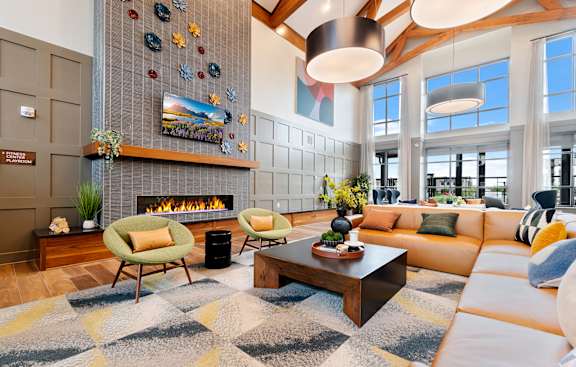 a rendering of the lobby