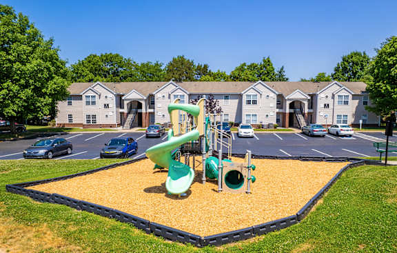 our apartments showcase a playground