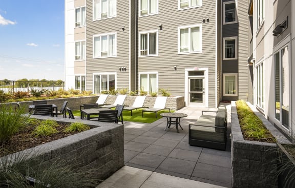 a rendering of an apartment building with balconiesat 900 at Cleveland Park, Tennessee