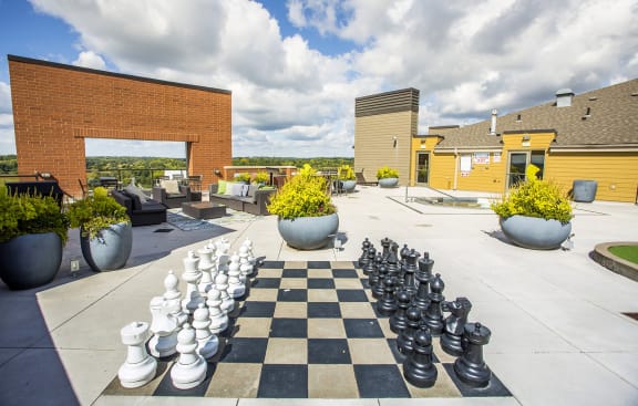 Rooftop Chess at The Bluffs at Nine Mile Creek, Eden Prairie, 55344