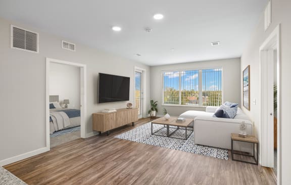 Livingroom at Heron Ridge 62+ Apartments, Kissimmee, 34746