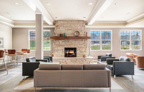 Community Room at Pine Tree Apartments, Omaha, 68114