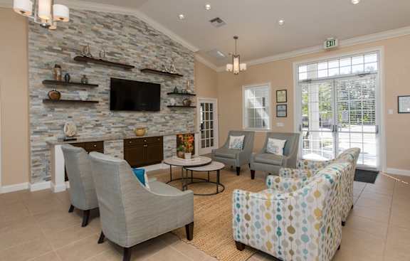Community Room at Sunrise Pointe, Port Orange, Florida