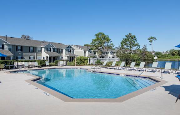 Relaxing Swimming Pool With Sundeck at Sunrise Pointe, Port Orange, FL, Florida, 32129
