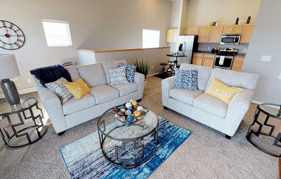 living room, couches