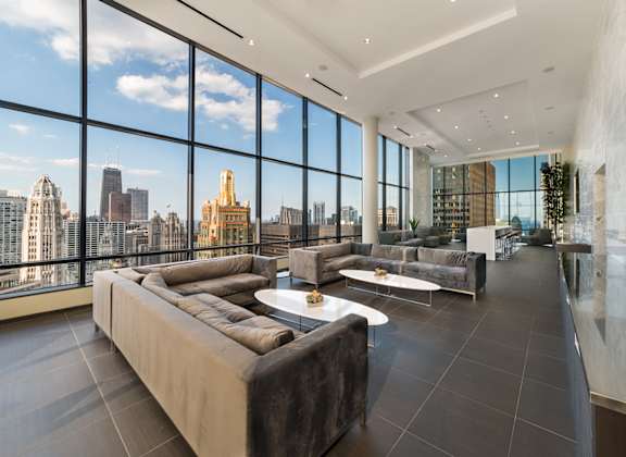 Lounge Area at 73 East Lake, Chicago, IL