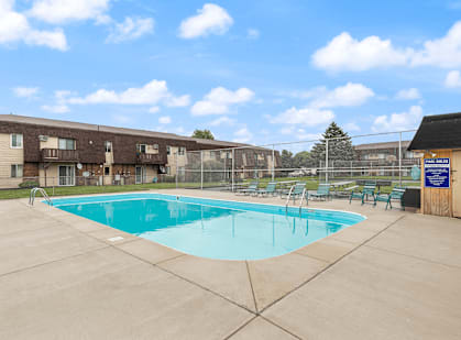 swimming pool at our apartments