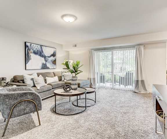 Living Room at Kenilworth at Perring Park Apartments, Parkville