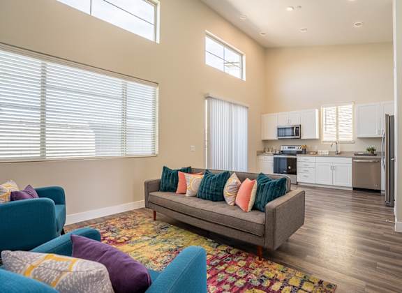 Living room at Village Greens of Queen Creek