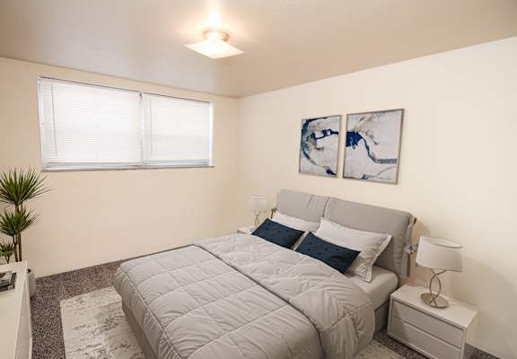apartment bedroom in Sioux City