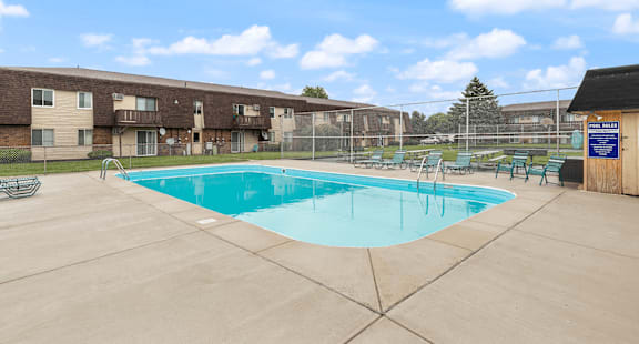 swimming pool at our apartments
