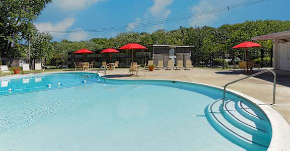 Sparkling Swimming pools at Brook View Apartments, Baltimore, MD, 21209