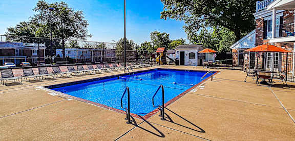 outdoor pool at apartments for rent