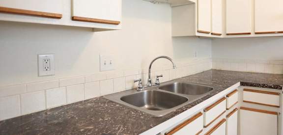 apartment kitchen with appliances